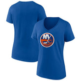 NHL New York Islanders Women's Team Logo V-Neck T-Shirt