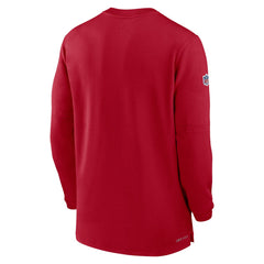 2023 Sideline Performance Long Sleeve Tri-Blend Quarter-Zip Top - Tampa Bay Buccaneers Tops