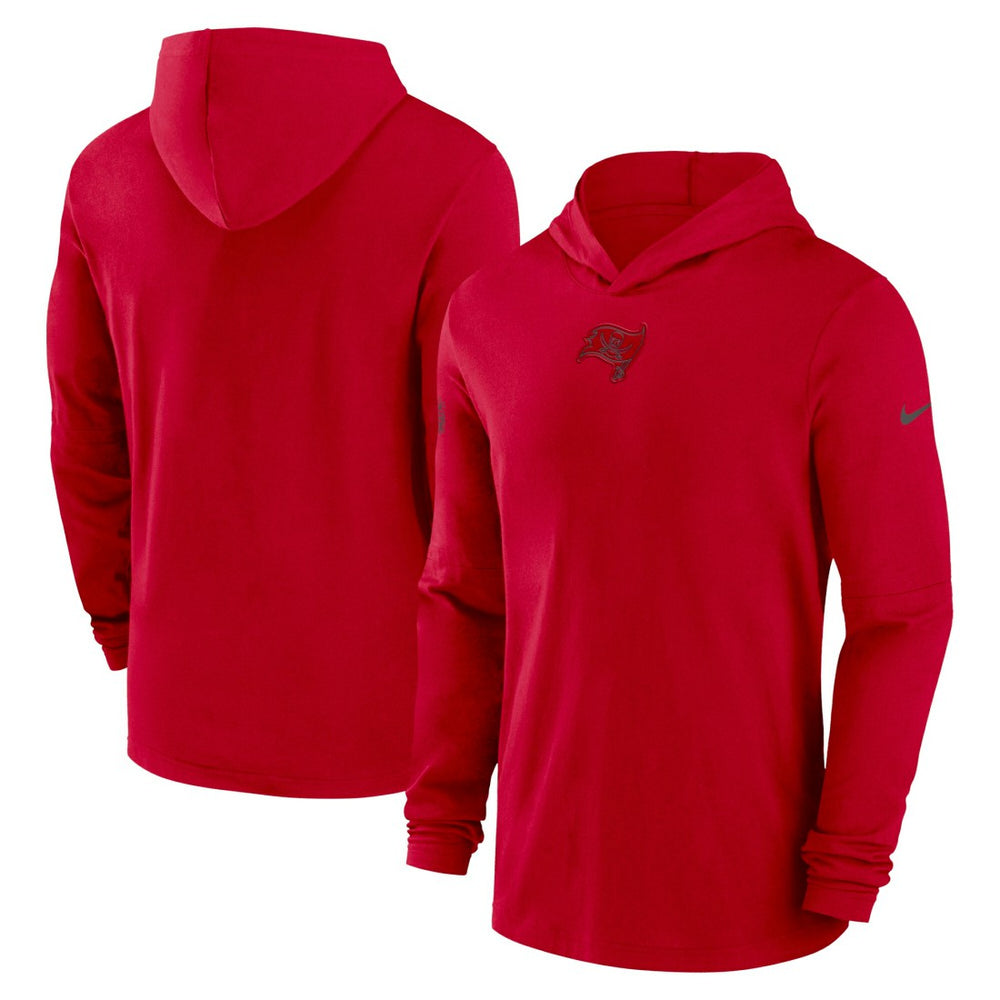 Sideline Performance Long Sleeve Hoodie T-Shirt - Tampa Bay Buccaneers Hoodies