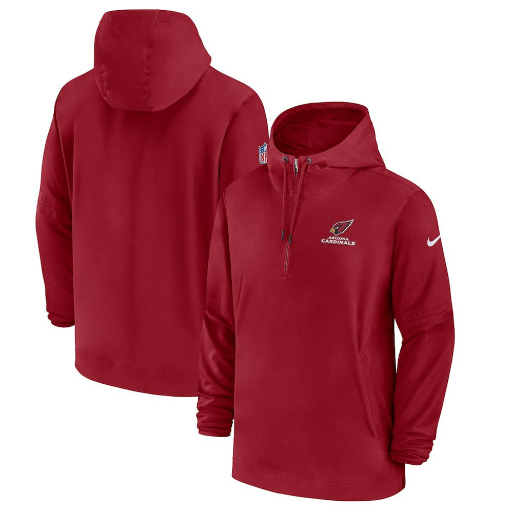 Sideline Half-Zip Hoodie - Arizona Cardinals Hoodies