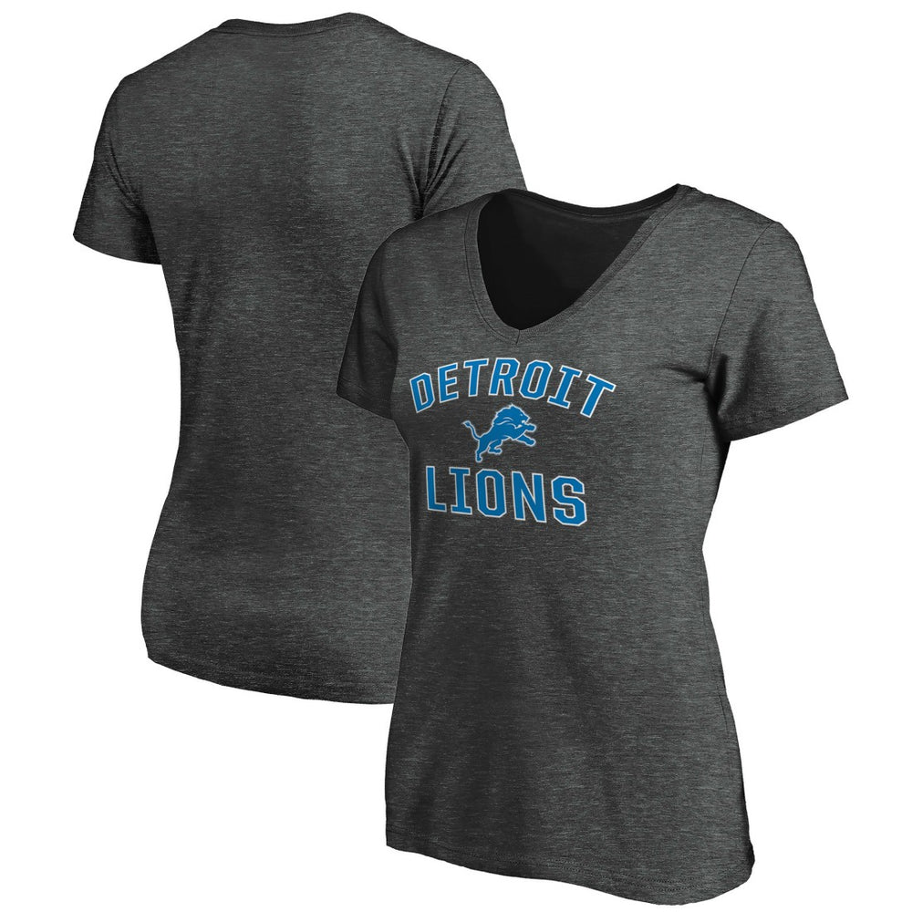 Women's Victory Arch Team V-Neck T-Shirt - Detroit Lions T-shirts
