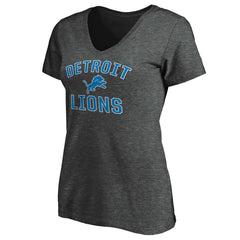 Women's Victory Arch Team V-Neck T-Shirt - Detroit Lions T-shirts