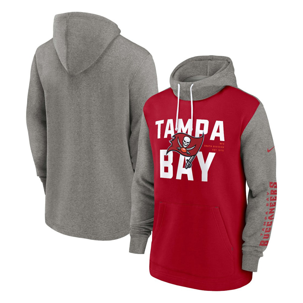 Fashion Color Block Pullover Hoodie - Tampa Bay Buccaneers Hoodies
