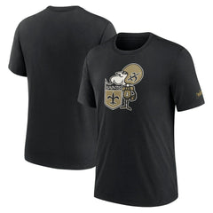 Rewind Logo Tri-Blend T-Shirt - New Orleans Saints T-shirts