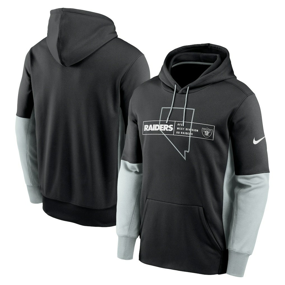 Color Block Fleece Performance Pullover Hoodie - Las Vegas Raiders Hoodies
