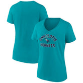 Charlotte Hornets Women's Overtime Team V-Neck T-Shirt