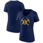 Denver Nuggets Women's Alternate Logo V-Neck T-Shirt sale