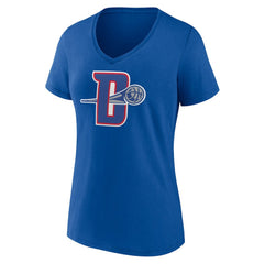 Detroit Pistons Women's Alternate Logo V-Neck T-Shirt sale