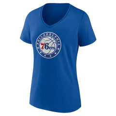 Philadelphia 76ers Women's Alternate Logo V-Neck T-Shirt