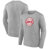 Atlanta Hawks Alternate Logo Long Sleeve T-Shirt