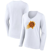 Phoenix Suns Women's Alternate Logo V-Neck Long Sleeve T-Shirt