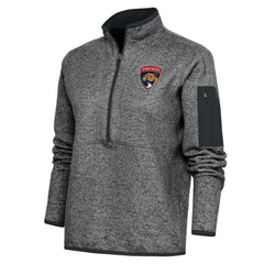 NHL Florida Panthers Antigua Women's Team Logo Fortune Quarter-Zip Jacket