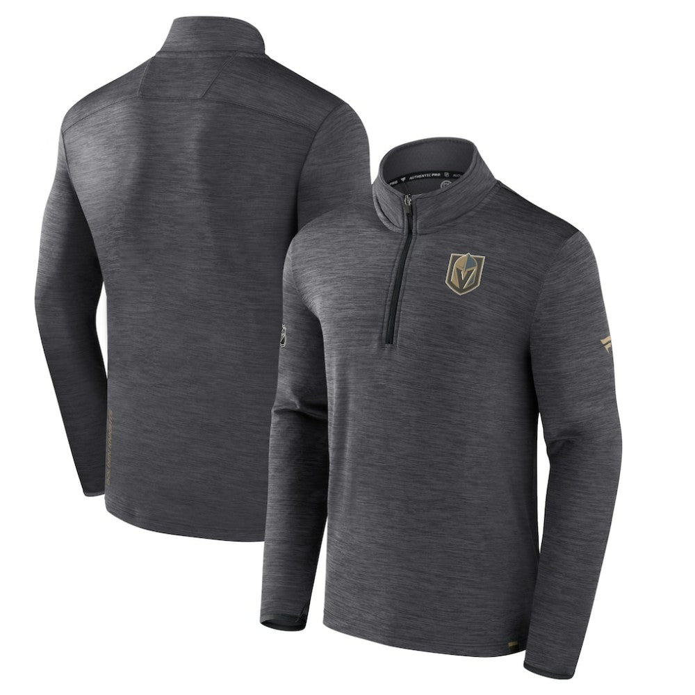 NHL Vegas Golden Knights Fanatics Authentic Pro Quarter-Zip Pullover Top