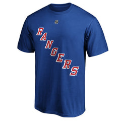 NHL Adam Fox New York Rangers Fanatics Authentic Stack Name & Number T-Shirt
