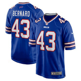 Terrel Bernard Game Player Jersey - Buffalo Bills Jerseys
