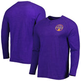 Phoenix Suns Concepts Sport Left Chest Henley Raglan Long Sleeve Top