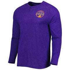Phoenix Suns Concepts Sport Left Chest Henley Raglan Long Sleeve Top