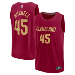 Fanatics Donovan Mitchell Cleveland Cavaliers Fast Break Replica Jersey sale