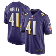 Daryl Worley Game Player Jersey - Baltimore Ravens Jerseys
