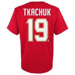 NHL Matthew Tkachuk Florida Panthers Youth Player Name & Number T-Shirt