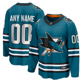 NHL San Jose Sharks Fanatics Home Breakaway Custom Jersey