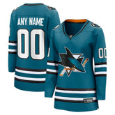 NHL San Jose Sharks Fanatics Women's Home Breakaway Custom Jersey