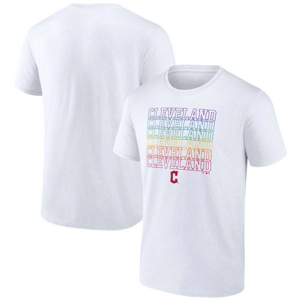 White Cleveland Guardians City Pride T-Shirt