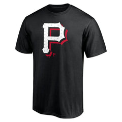 Black Pittsburgh Pirates Red White and Team T-Shirt