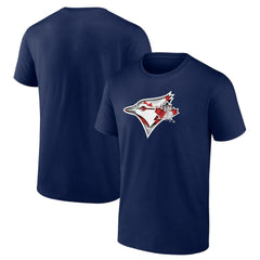 Navy Toronto Blue Jays Banner Wave Logo T-Shirt