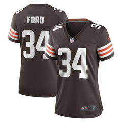 Jerome Ford Women's Game Player Jersey - Cleveland Browns Jerseys