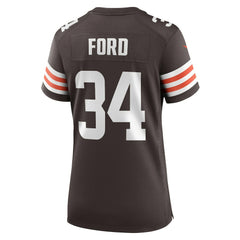 Jerome Ford Women's Game Player Jersey - Cleveland Browns Jerseys
