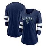 NHL Seattle Kraken Fanatics Women's Special Edition 2.0 Barn Burner 3/4 Sleeve T-Shirt