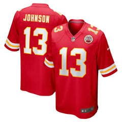 Nazeeh Johnson Game Player Jersey - Kansas City Chiefs Jerseys