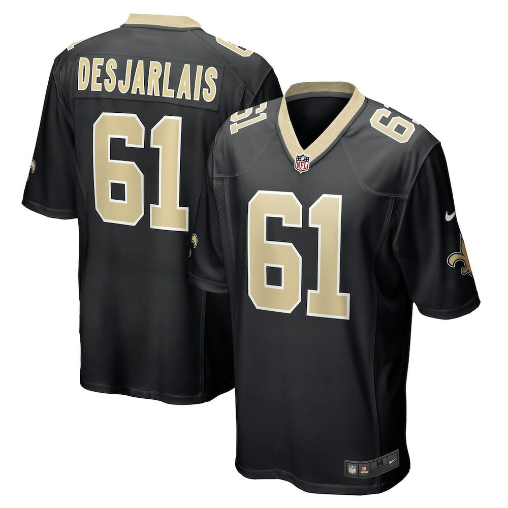 Drew Desjarlais Game Player Jersey - New Orleans Saints Jerseys