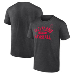 Charcoal Cleveland Guardians Primary Pill T-Shirt