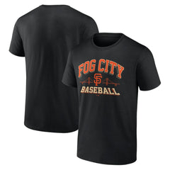 Black San Francisco Giants Fog City Baseball T-Shirt
