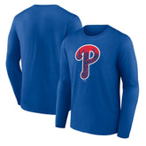 Royal Philadelphia Phillies City P Long Sleeve T-Shirt