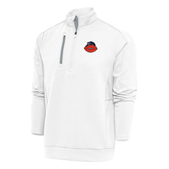 Antigua Team Logo Throwback Generation Quarter-Zip Pullover Top - Chicago Bears Pullover