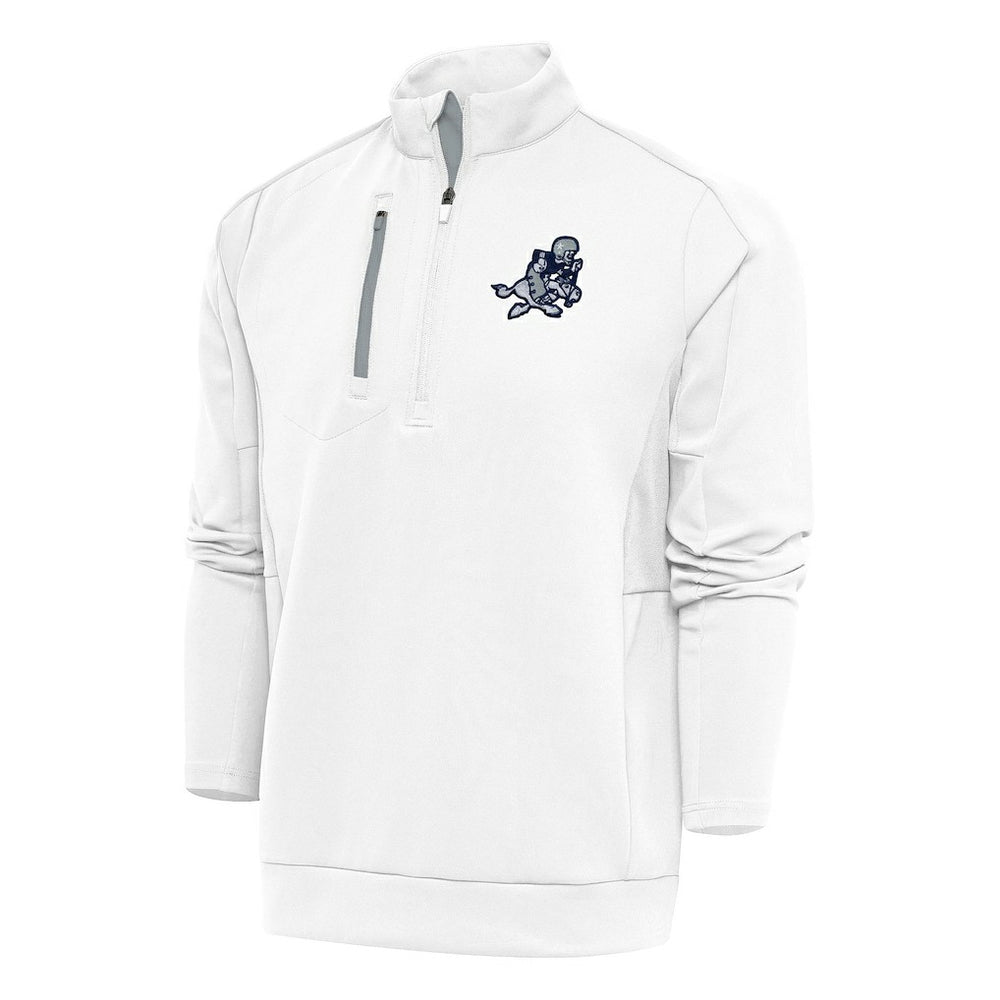 Antigua Team Logo Throwback Generation Quarter-Zip Pullover Top - Dallas Cowboys Pullover