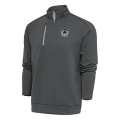 Antigua Team Logo Throwback Generation Quarter-Zip Pullover Top - Las Vegas Raiders Pullover
