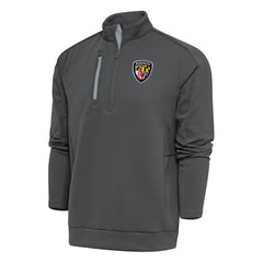 Antigua Team Logo Throwback Generation Quarter-Zip Pullover Top - Baltimore Ravens Pullover