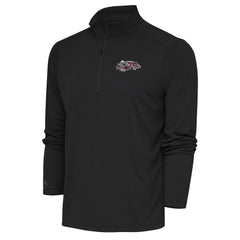 Antigua Team Logo Throwback Tribute Quarter-Zip Pullover Top - Cincinnati Bengals Pullover