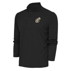 Antigua Team Logo Throwback Tribute Quarter-Zip Pullover Top - New Orleans Saints Pullover