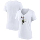 Boston Celtics Women's Alternate Logo V-Neck T-Shirt