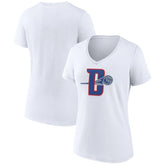 Detroit Pistons Women's Alternate Logo V-Neck T-Shirt sale