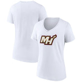 Miami Heat Women's Alternate Logo V-Neck T-Shirt