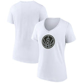 San Antonio Spurs Women's Alternate Logo V-Neck T-Shirt