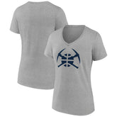 Denver Nuggets Women's Alternate Logo V-Neck T-Shirt sale