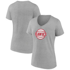 Atlanta Hawks Women's Alternate Logo V-Neck T-Shirt
