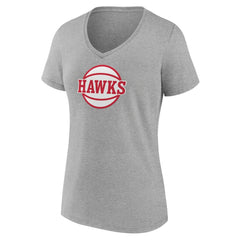 Atlanta Hawks Women's Alternate Logo V-Neck T-Shirt